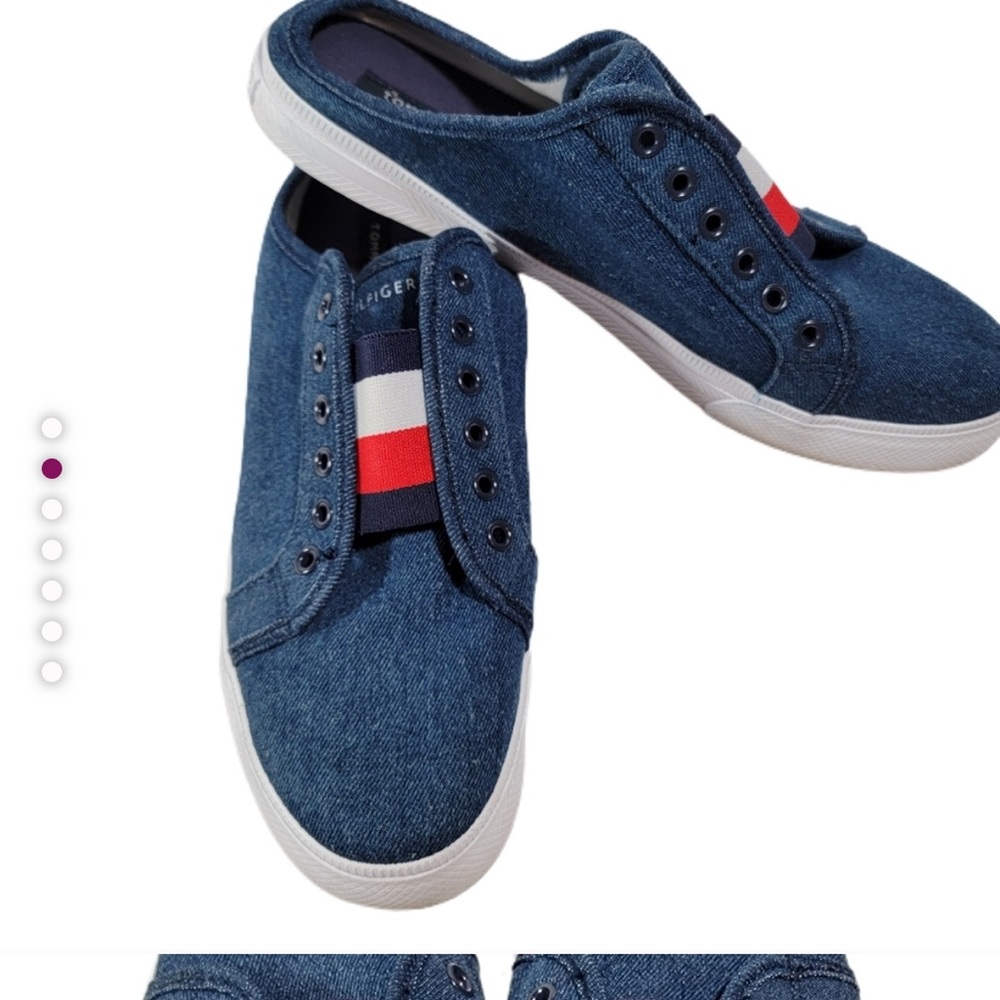 Tommy Hilfiger Anni Sneaker Slip on Mules EUC size 9 Medium